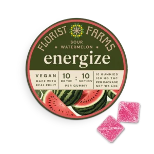 Florist Farms Gummies Energize | Sour Watermelon | 10pk