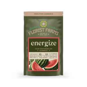 florist farms energize | sour watermelon gummies | 2pk
